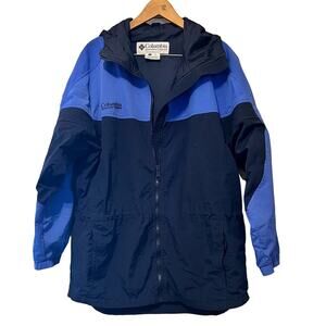 Columbia Women’s Size S Blue and Black Windbreaker Parka